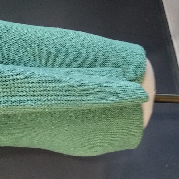 Lauren Ralph Lauren woman's green knitted pullover boat neck sweater siz… - Picture 10 of 15